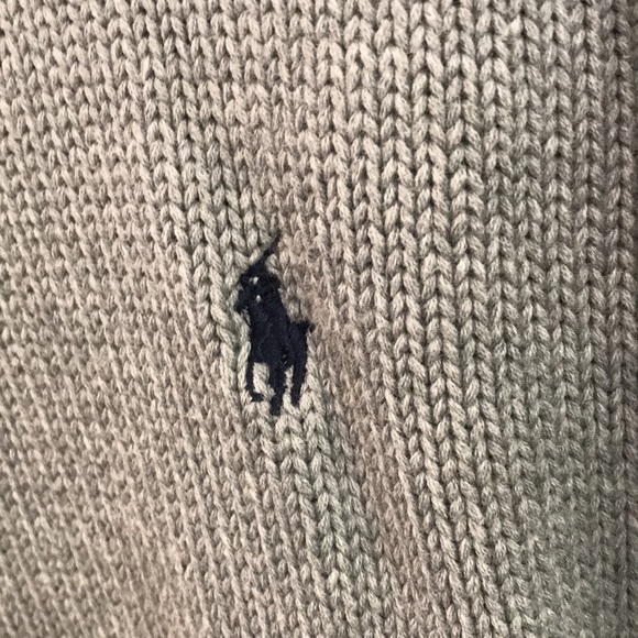 Polo Ralph Lauren Pony Sweater Crew Neck Pullover Gray Mens Size XXL Cotton Knit - Picture 2 of 9